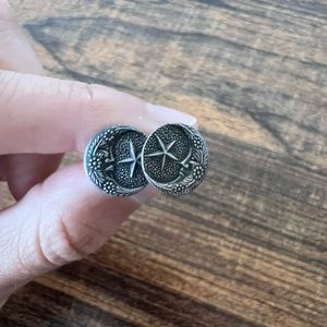 Star & Moon Post Earrings